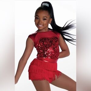 Weissman red jazz/tap costume